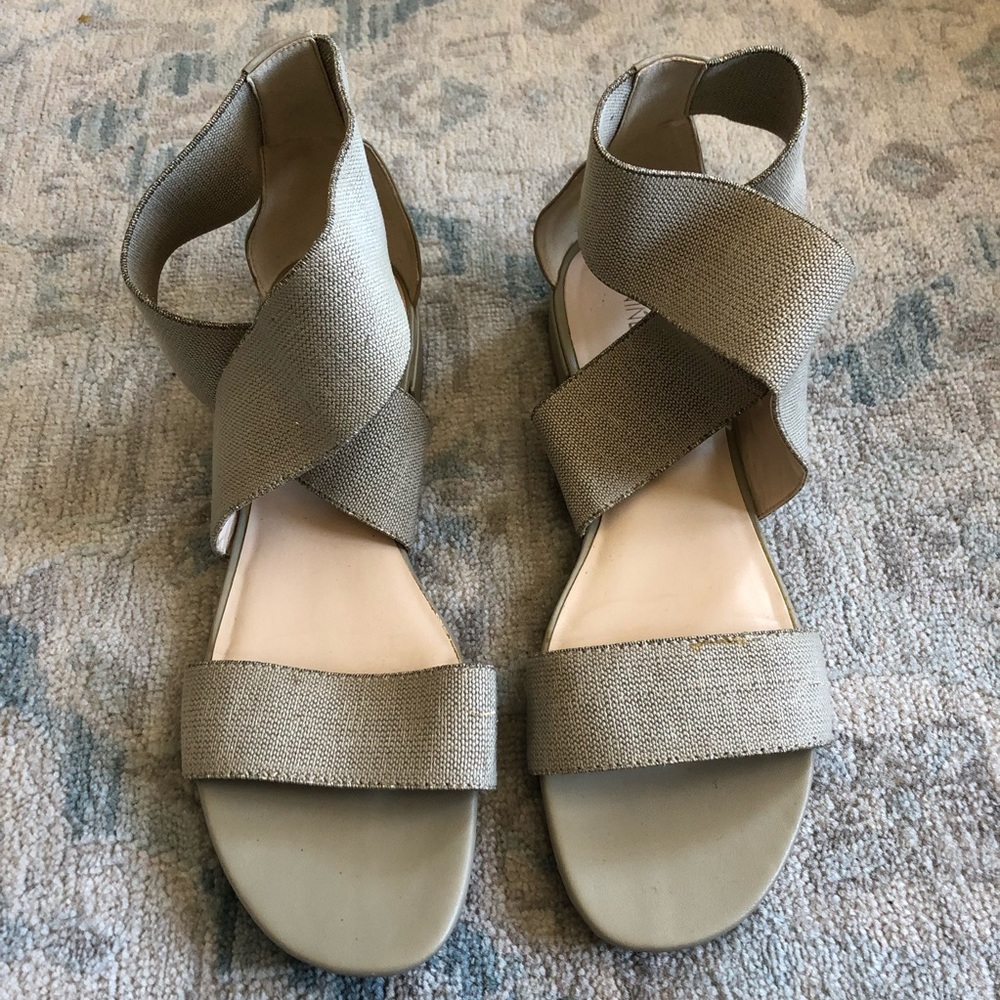 Nine West What a Day Elastic Sandal in Natural